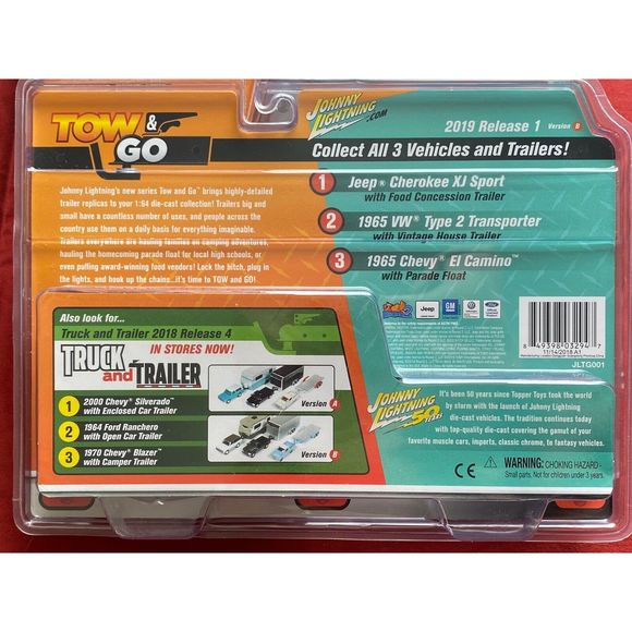 Johnny White Lightning 1965 El Camino Tow & Go w/ Float Limited Edition NEW - Picture 2 of 2